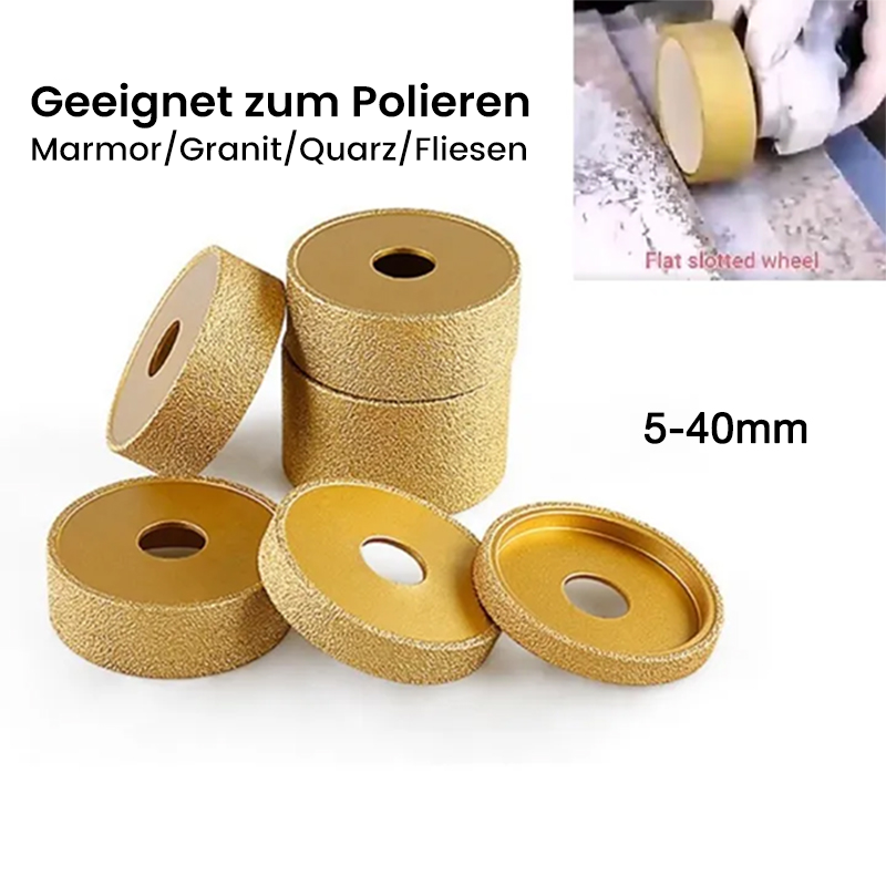 Diamantschleifer mit gerader Kante