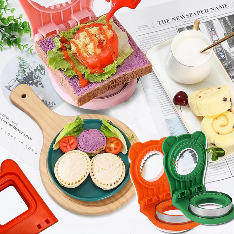 🍞Maschine zum Schneiden und Verschließen von Sandwichformen