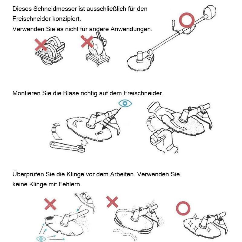 🌸🌿🎍Sägeblatt aus Rasenmäherlegierung